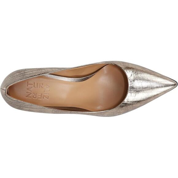 Naturalizer Womens Anna Pumps US 9.5 M EU 40.5 Graphite Grey Leather NIB - Picture 3 of 13